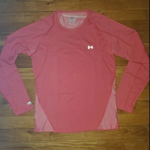 Under Armour Pink Dry Fit Long Sleeve Size L